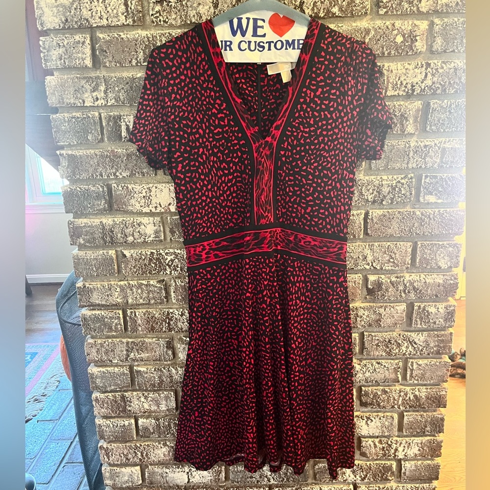 Michael Kors Pink Cheetah print dress